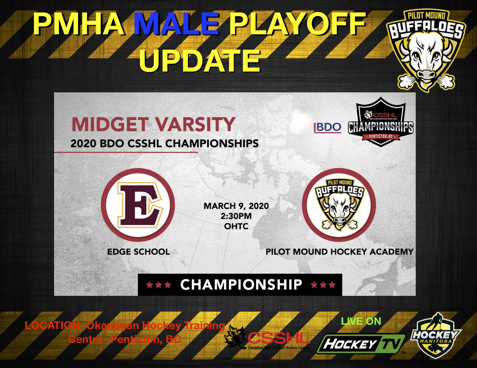 You are currently viewing PMHA Male vs Edge School (FINALS)
