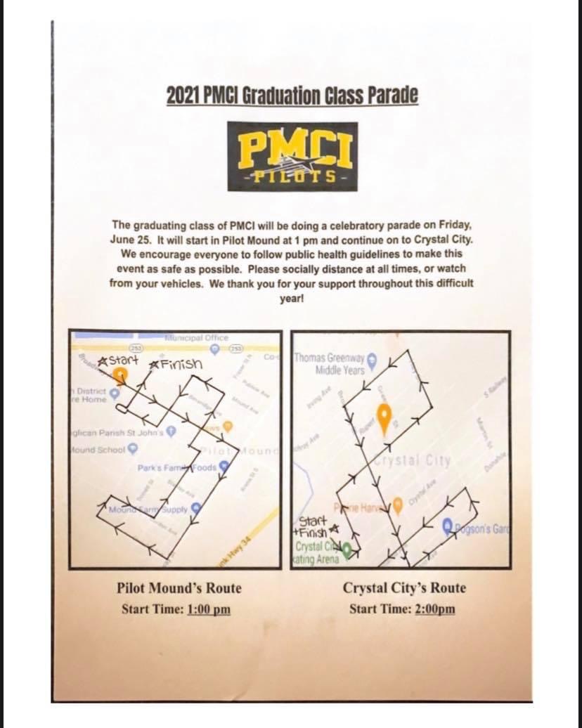 PMHA/PMCI GRADUATION 2021 - PILOT MOUND HOCKEY ACADEMY