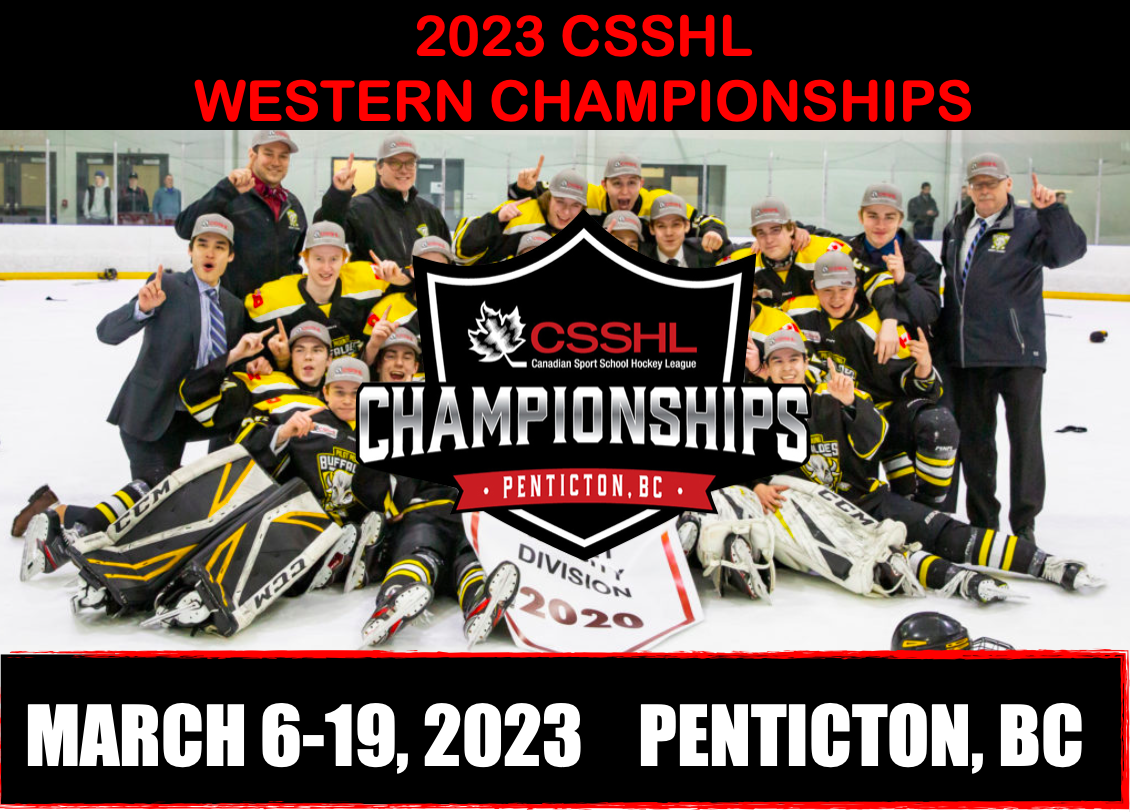 You are currently viewing CSSHL RELEASES 2023 WESTERN CHAMPIONSHIP SCHEDULES