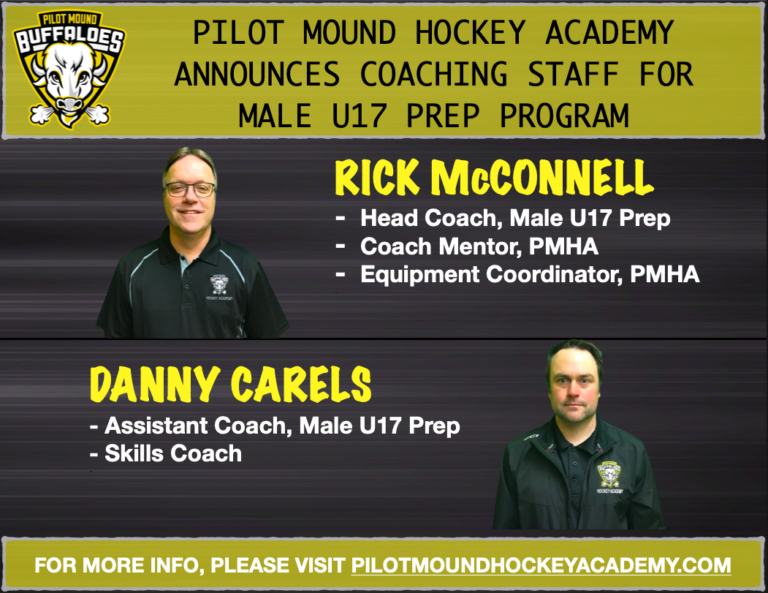 Read more about the article Pilot Mound Hockey Academy Announces Coaching Staff for Male U17 Prep Program