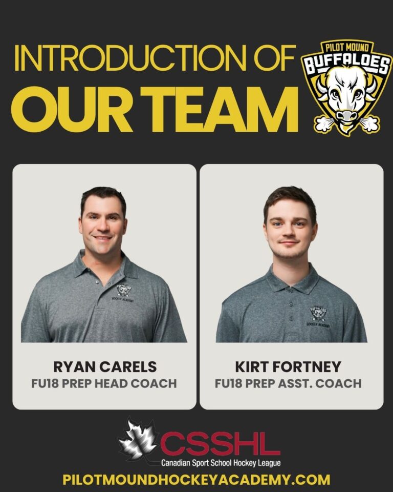 Read more about the article Pilot Mound Hockey Academy Female U18 Prep Coaching Staff Announcement
