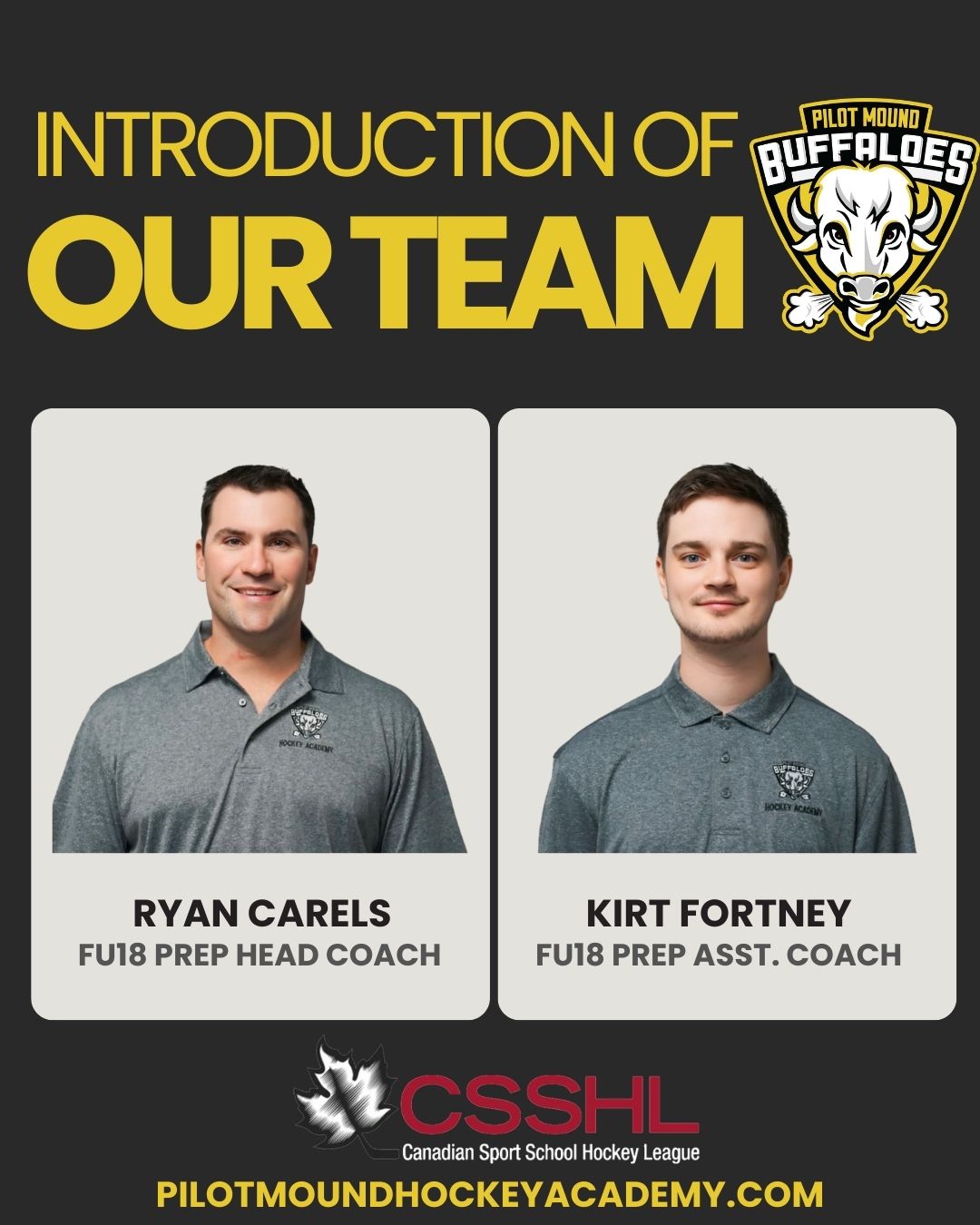 Read more about the article Pilot Mound Hockey Academy Female U18 Prep Coaching Staff Announcement