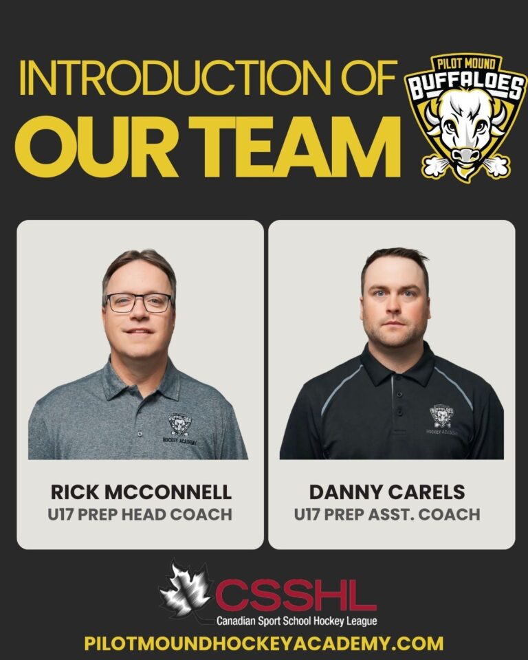 Read more about the article Pilot Mound Hockey Academy Male U17 Prep Coaching Staff Announcement