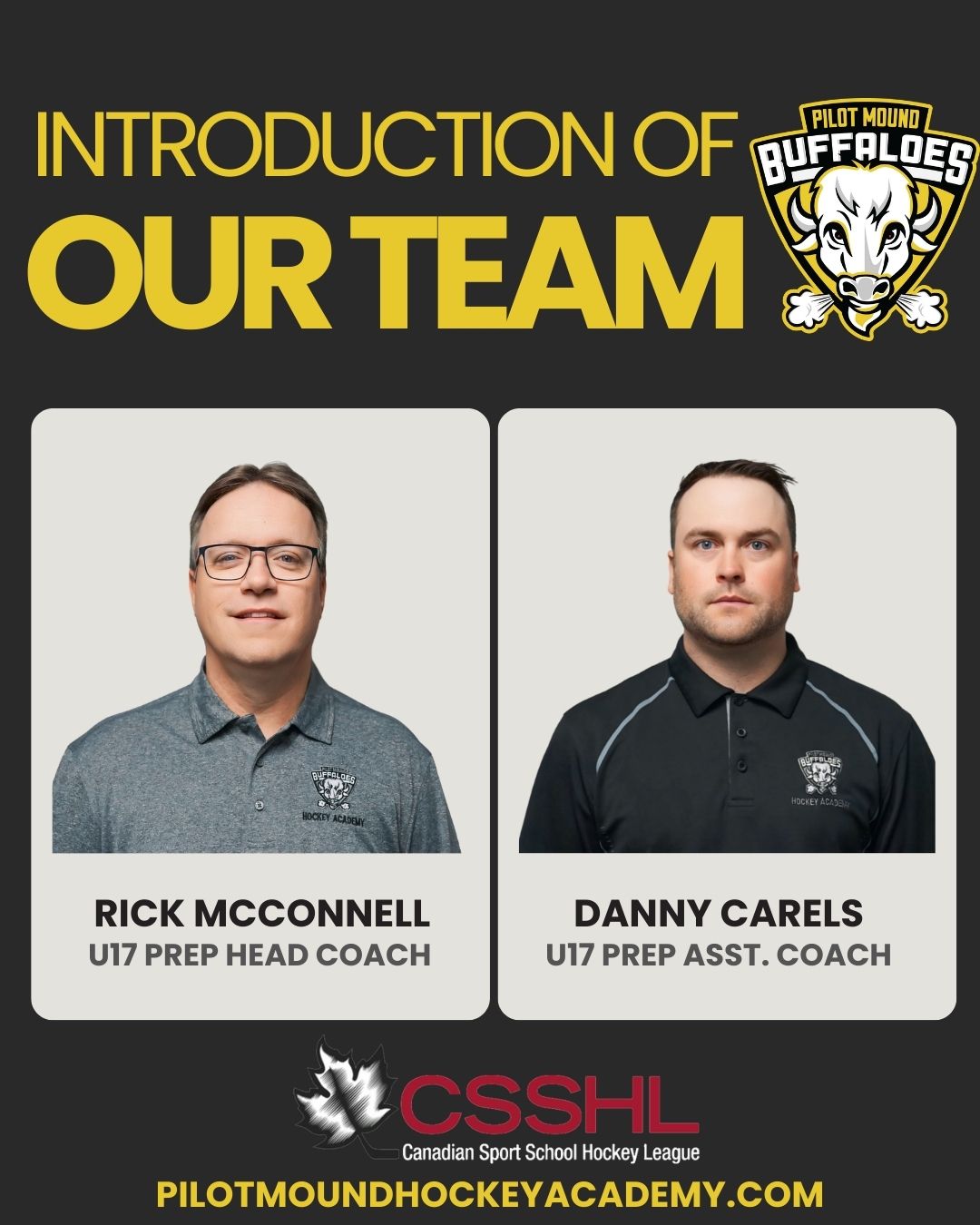 Read more about the article Pilot Mound Hockey Academy Male U17 Prep Coaching Staff Announcement