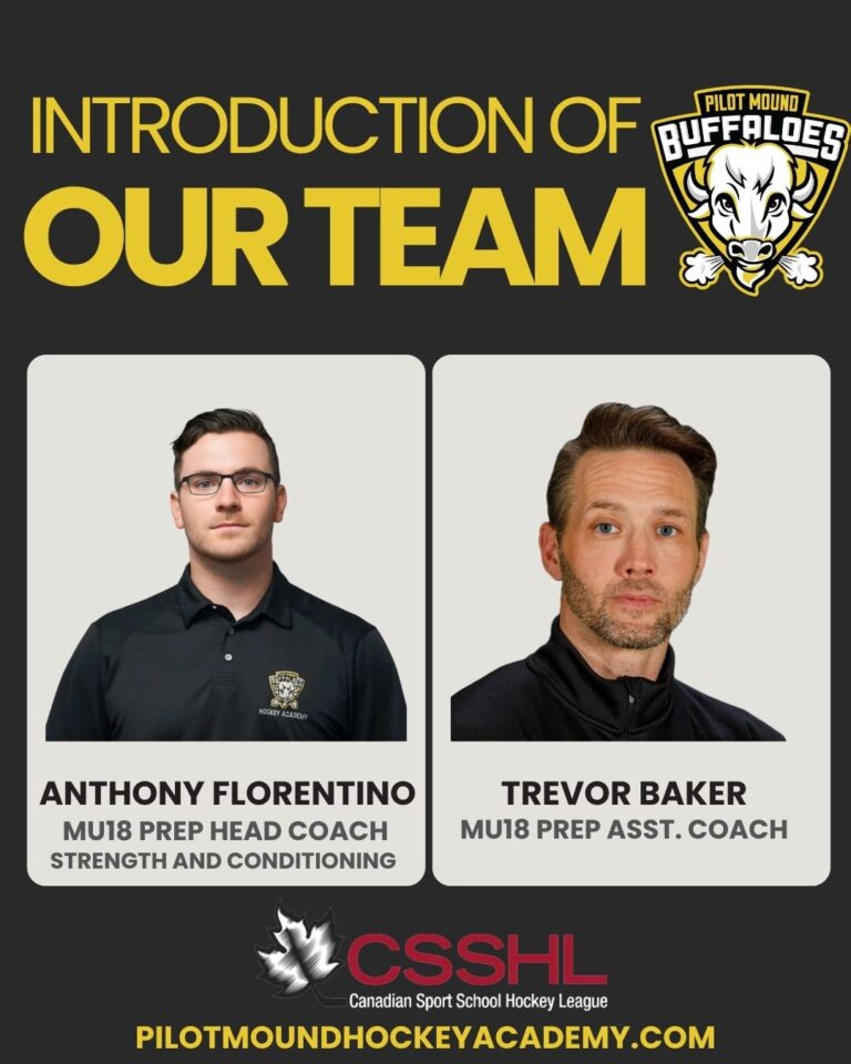 Read more about the article Pilot Mound Hockey Academy Male U18 Prep Coaching Staff Announcement