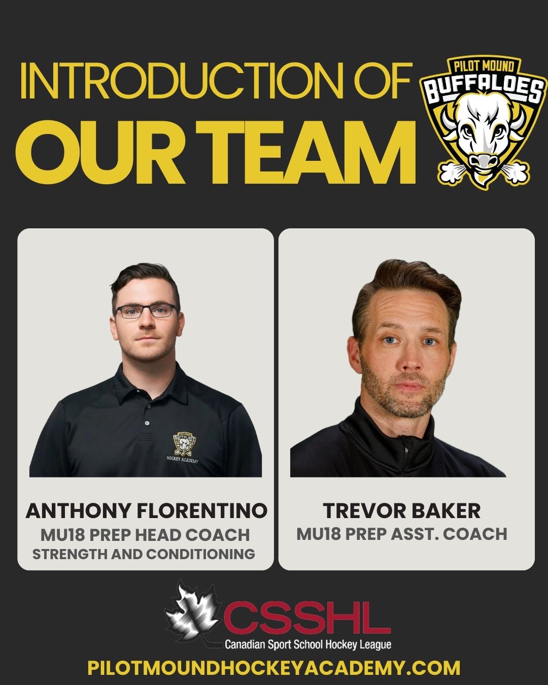 Read more about the article Pilot Mound Hockey Academy Male U18 Prep Coaching Staff Announcement