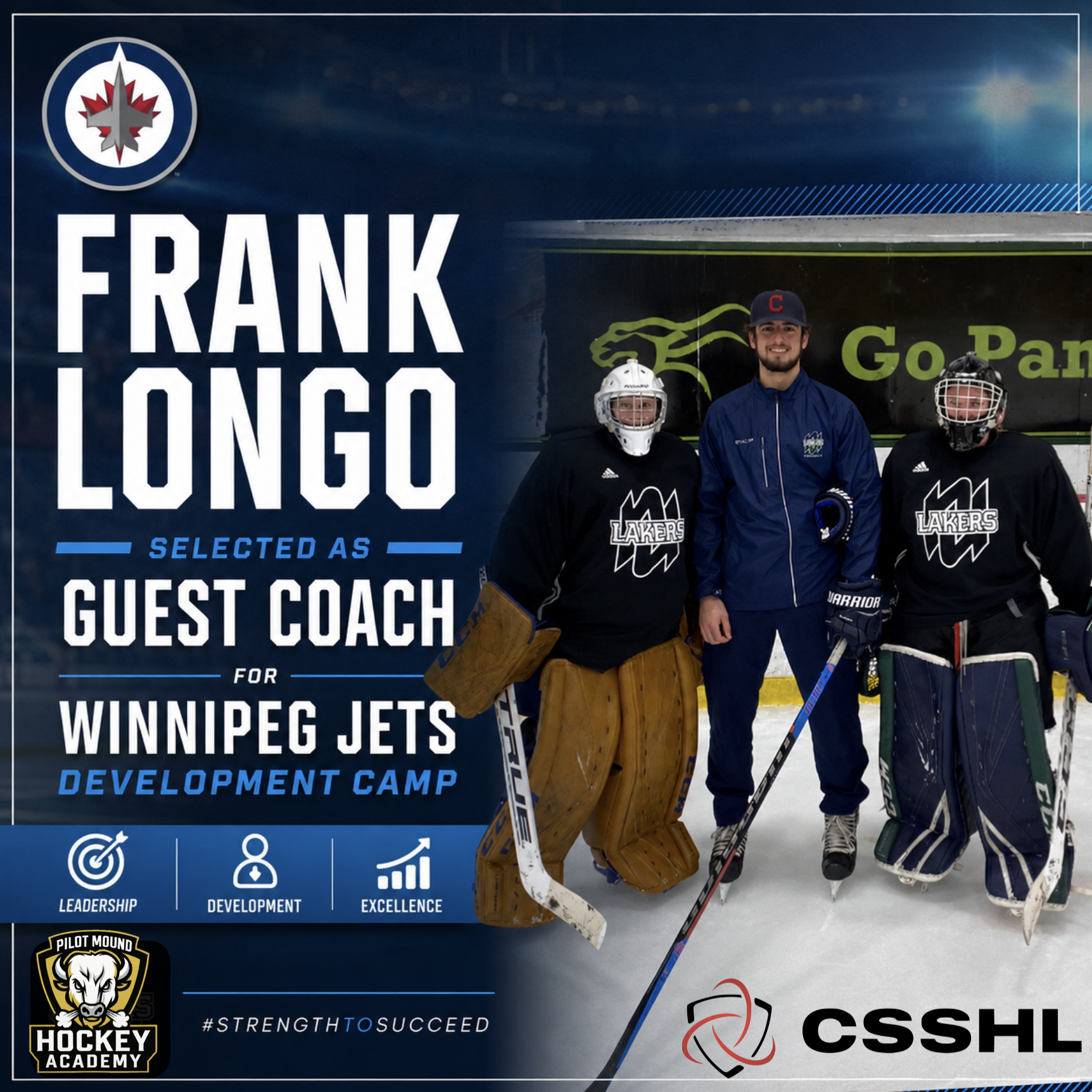 Read more about the article Frank Longo Selected as Guest Coach for Winnipeg Jets Development Camp